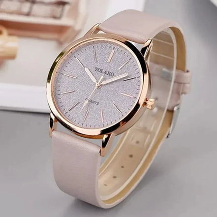 Virello Classic armbåndsur med læderrem
