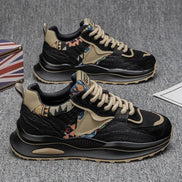Darex unisex sneakers med snørelukning og struktureret sål i syntetisk materiale