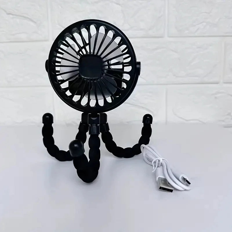 BreeziFold barnevognsventilator – genopladelig og bladløs