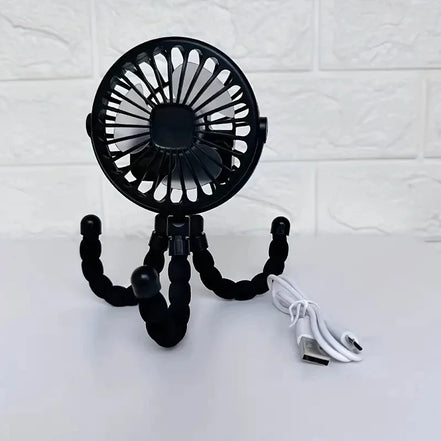 BreeziFold barnevognsventilator – genopladelig og bladløs