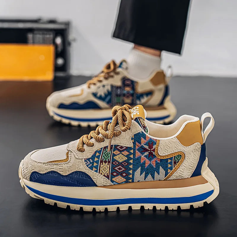Selvara Unisex Sneakers med Snøring og Mesh
