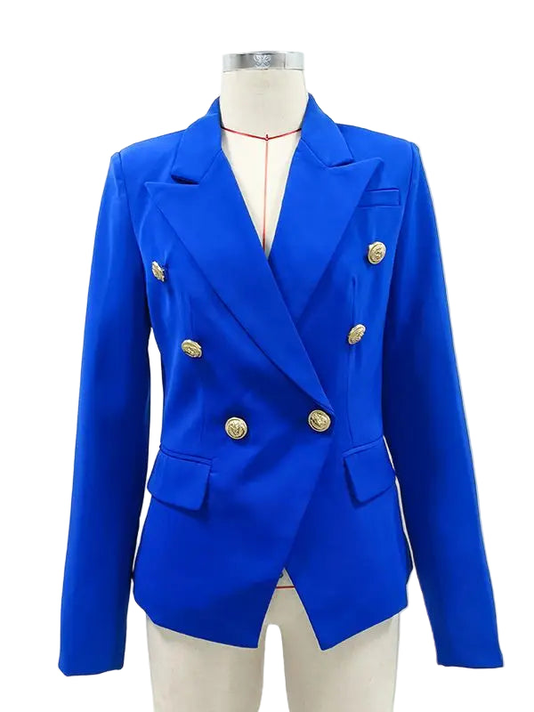 Camille Slimfit Blazer – Klassisk dobbeltradet dameblazer