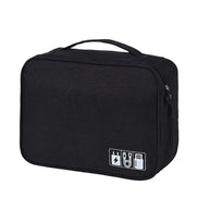 Cordiva Square organizer – kabeltaske med lynlås og ruminddeling