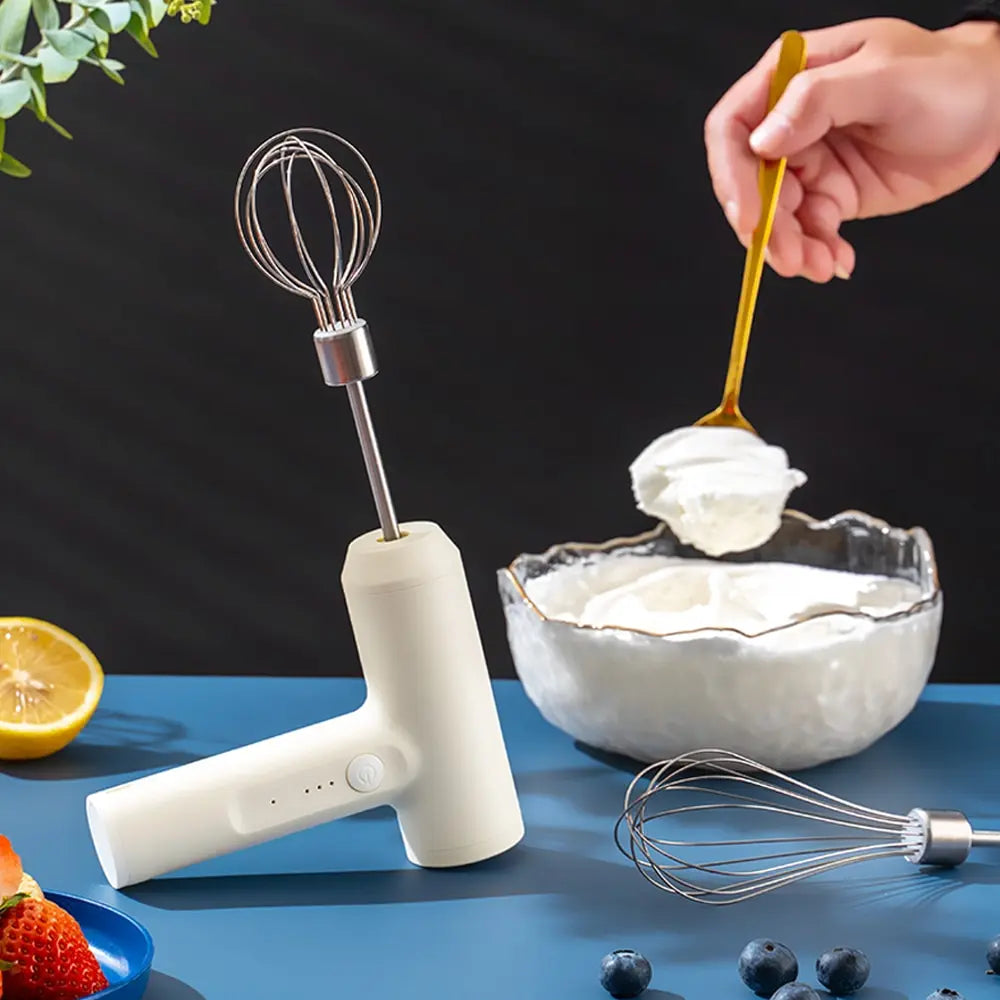 Mixora håndmixer med genopladeligt batteri og 3 hastigheder