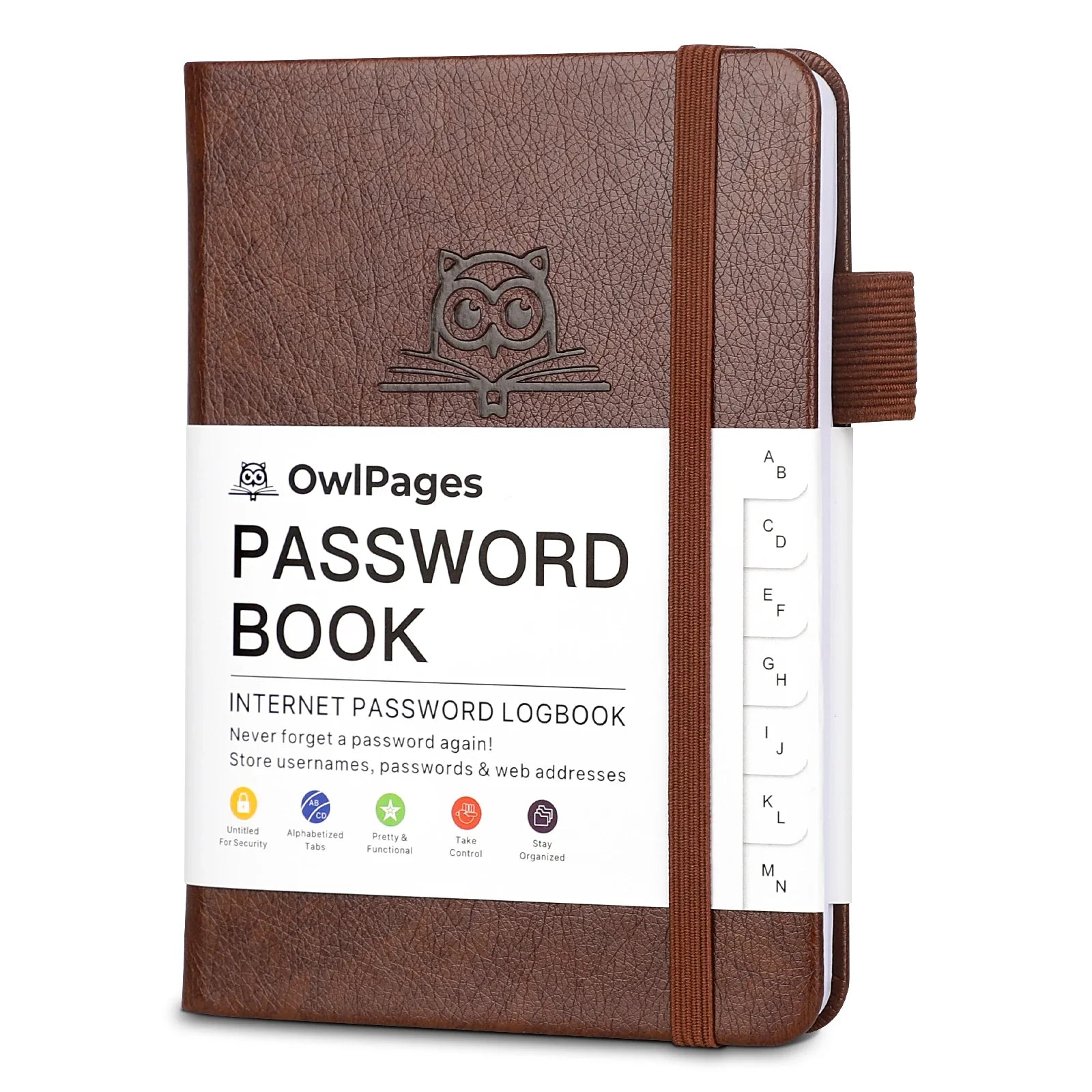 Passivora passwordbog – organisationsbog med alfabetiske registre