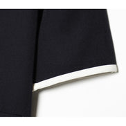 Cropped blazer med korte ærmer og lommer – Mirella