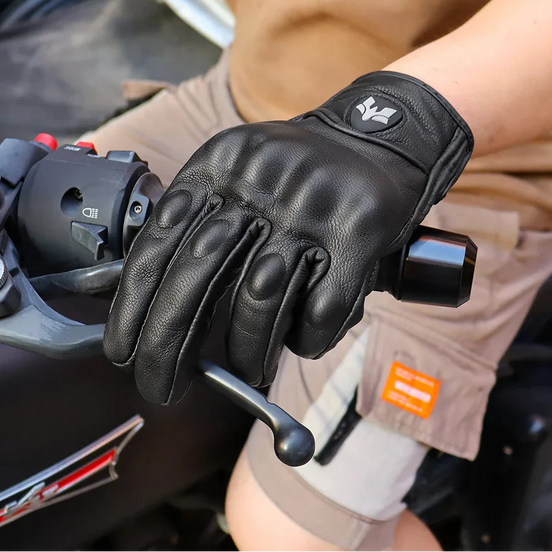 TorqueVex LeatherRide motoroskesztyű érintőképernyő funkcióval