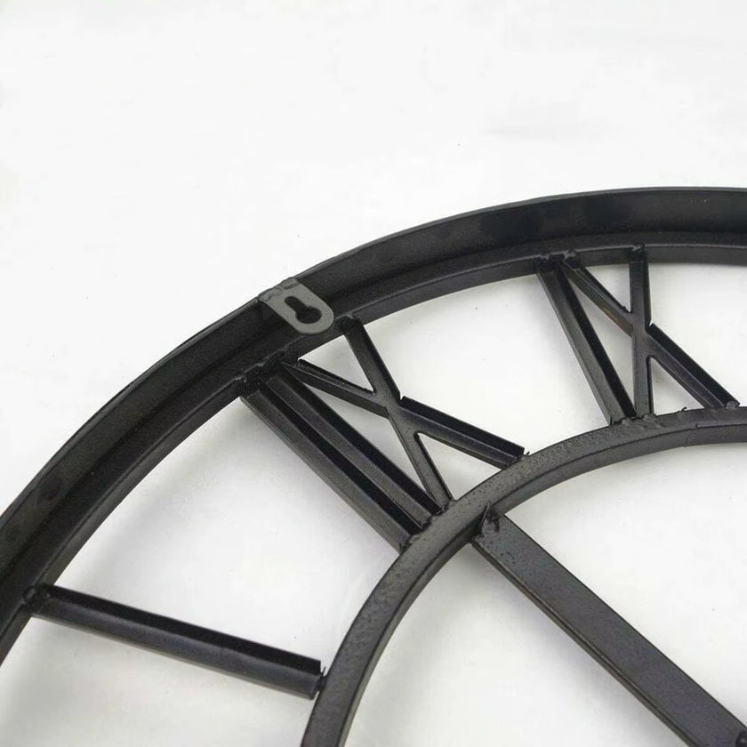 Ravento metal vægur – rund 40 cm med romertal