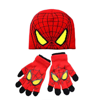 Knitted vinterhue og handskesæt til børn og teens – varm og blød til hverdagsbrug