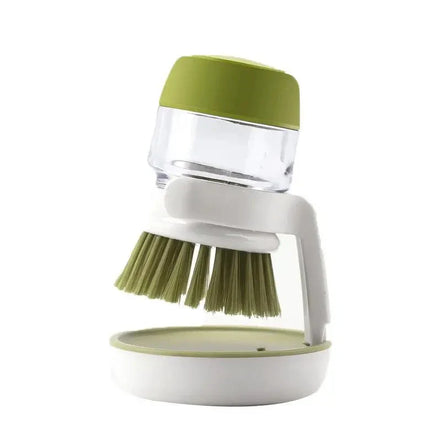 Rinoxa Clean spülebørste med sæbedispenser og holder