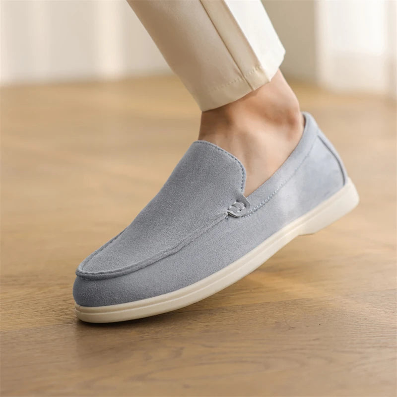 Elegante Suede Slip-ons Herre