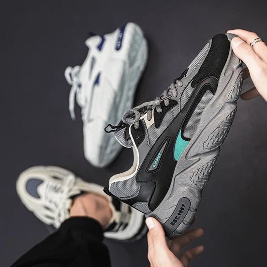 Radeon sneakers til mænd – åndbare mesh-sko med kraftig sål