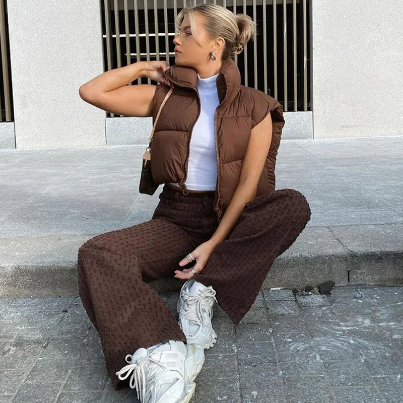 Lingla Quiltet Bodywarmer – Kort, let og varm til efterår og vinter