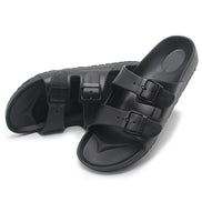 Solmera Unisex Slides med Justerbar Spænde og Flad Sål