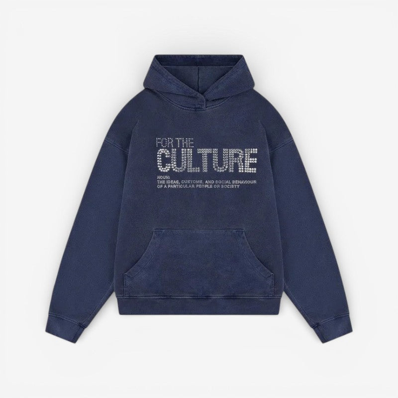 Unisex hoodie med lange ærmer og hætte – sweatshirt med lommer til hverdag – Novirex