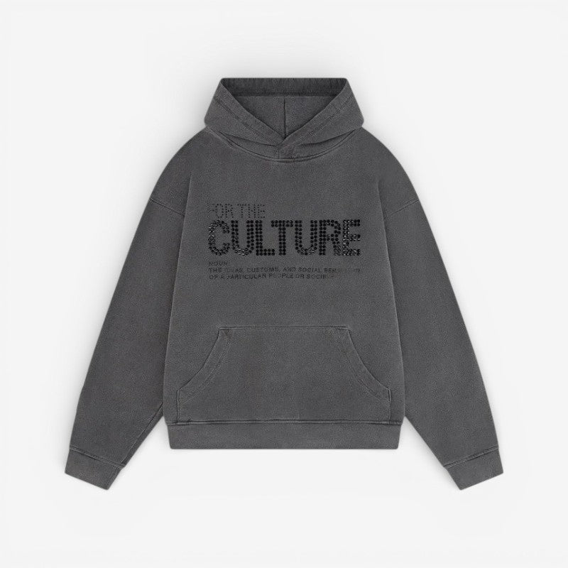 Unisex hoodie med lange ærmer og hætte – sweatshirt med lommer til hverdag – Novirex