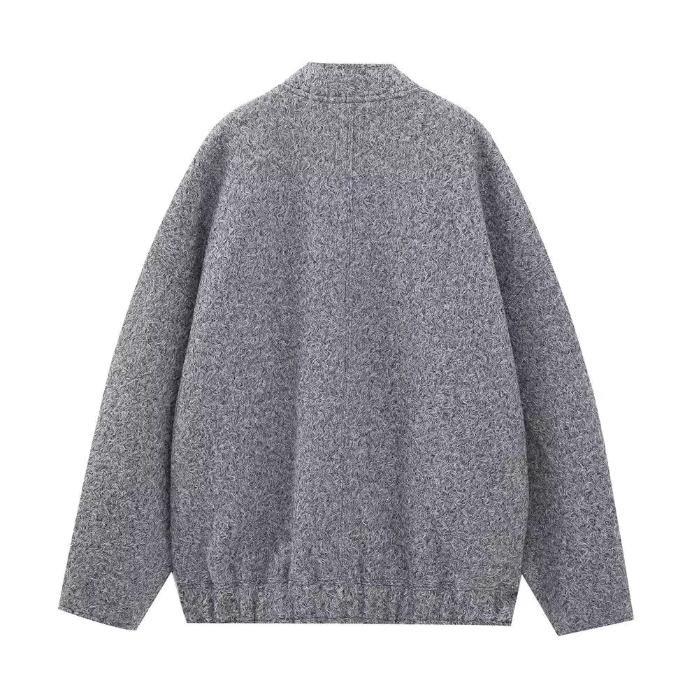 Melira jakke til kvinder – enkel kort jakke med lommer og knaplukning