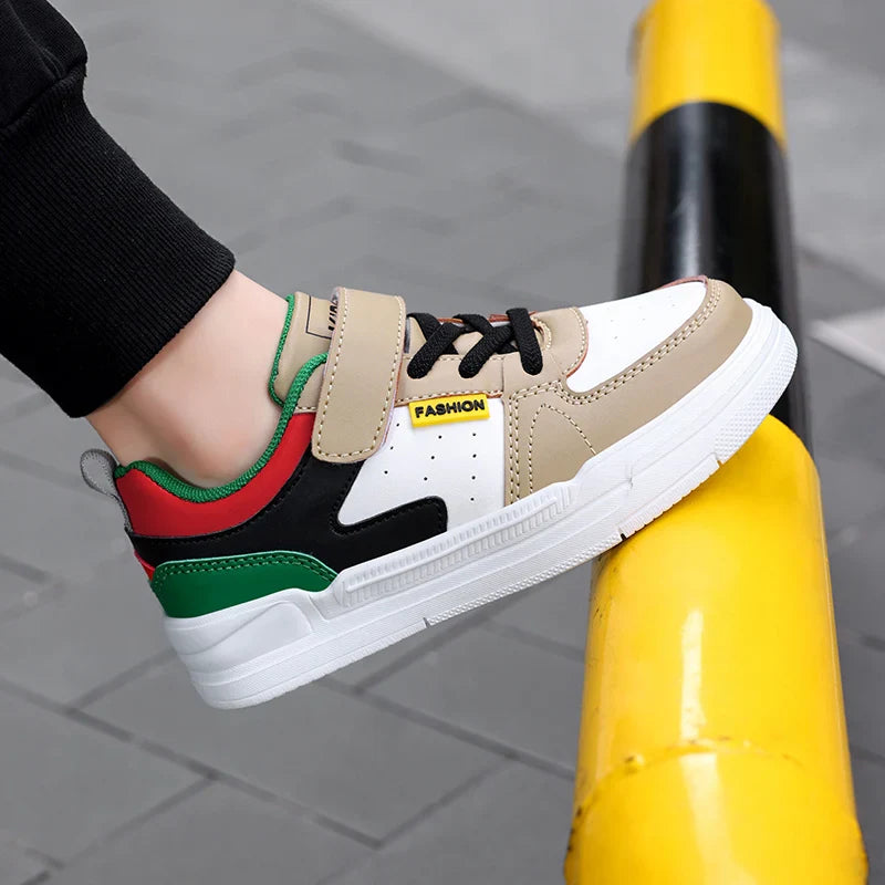 Rovino Børne Sneakers med Velcrolukning