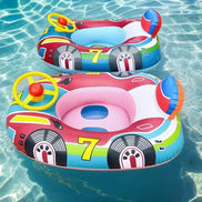 SplashRide nafukovací plavecký kruh – dětský kruh s designem auta