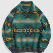 RetroEthno Knit – Unisex Striktrøje