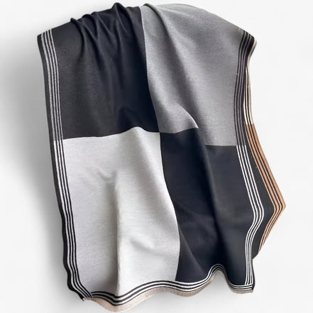 Velira tørklæde til kvinder med geometrisk mønster og oversized design