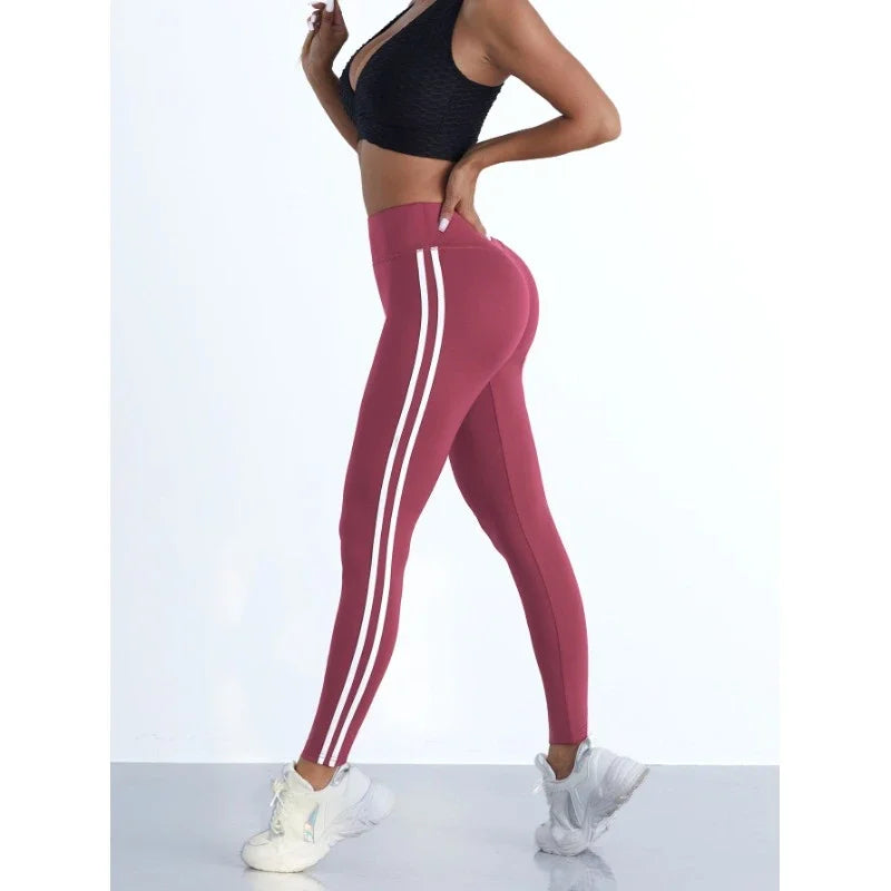 Almara Sømløse Leggings – Høj Talje med Struktureret Design