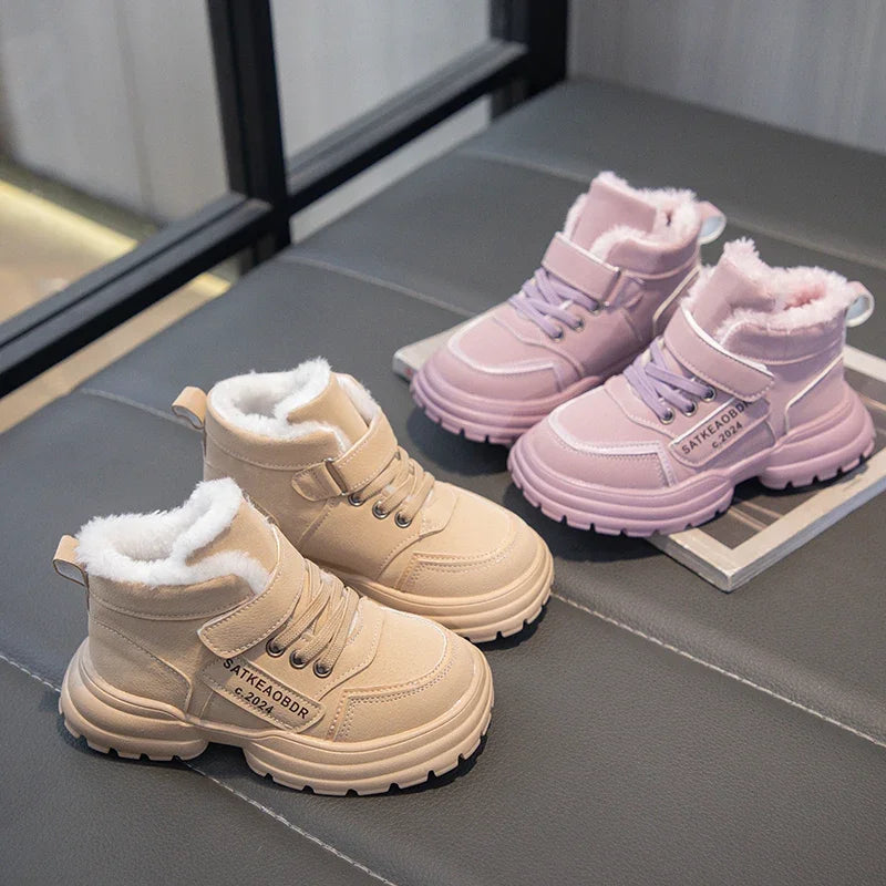 Elias Vinterstøvler med Velcro for Børn