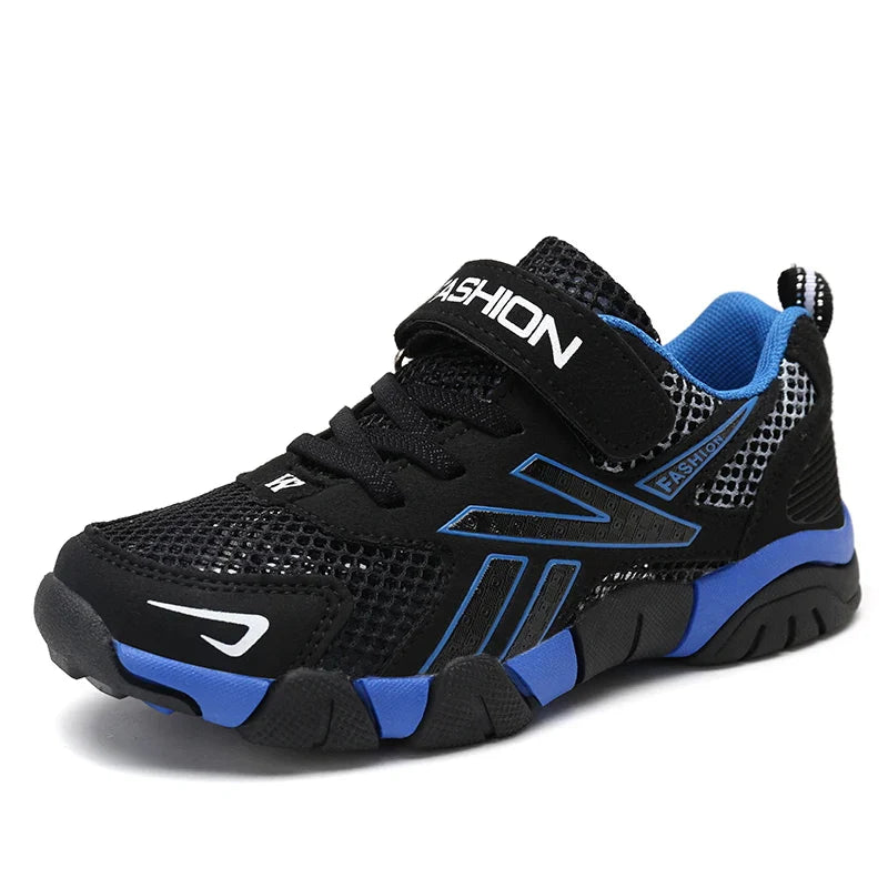 Averon børnesneakers med mesh-overdel og velcrolukning