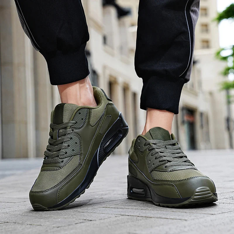 Orvex unisex sneakers i tekstil med snørelukning og profileret gummisål
