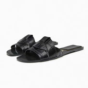 Lunessa dámské sandály – slip-on sandály s mašlí