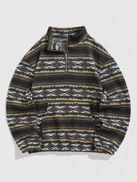RetroEthno Knit – Unisex Striktrøje