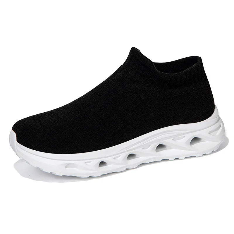 Arvion Unisex Slip-On Sneakers med Mesh Overdel