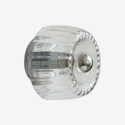 Velmira væglampe i glas og metal – indendørs lampe til vægmontering i gang eller stue