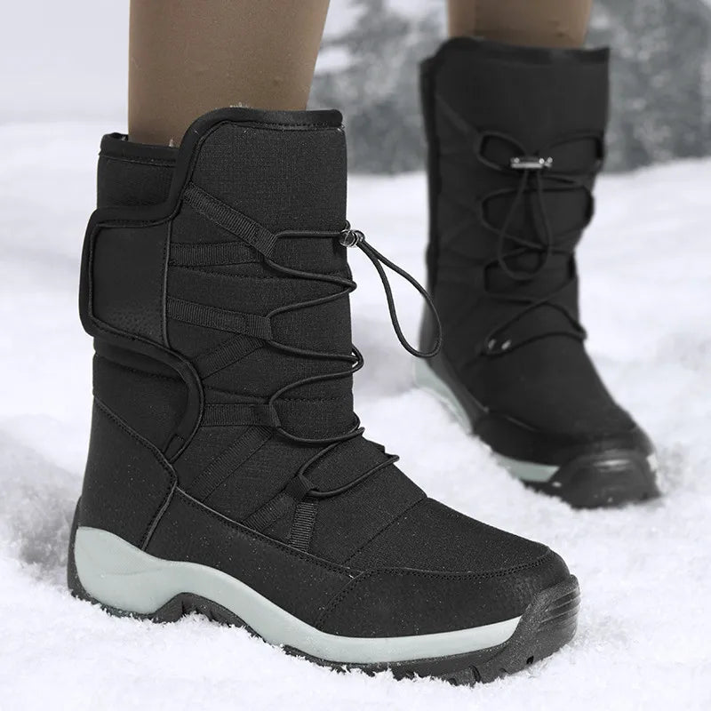 Vodeodolné unisex zimní boty s elastickým zapínáním - Varello