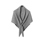 Elegancki trójkątny szal damski z mieszanki wełny - Alverine