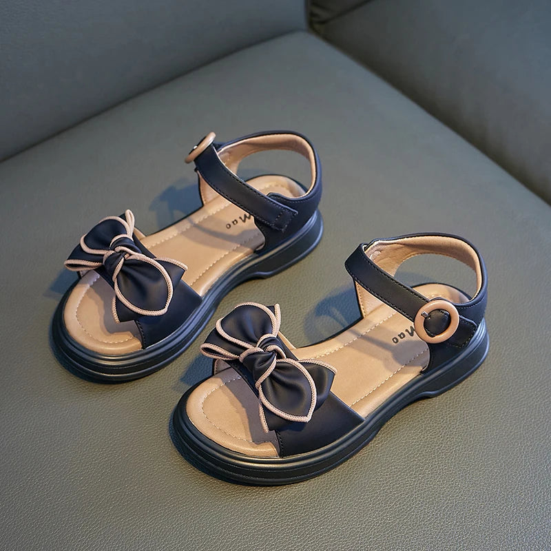 Marivelle summer sandals – børnesandaler med sløjfedetalje