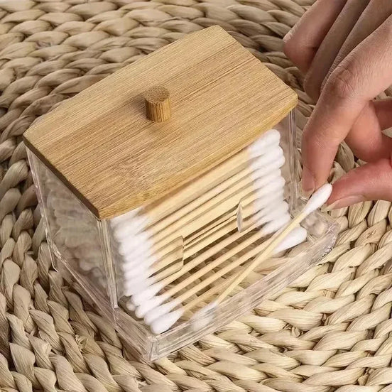 ClearBamboo Opbevaringsboks til Vatpinde