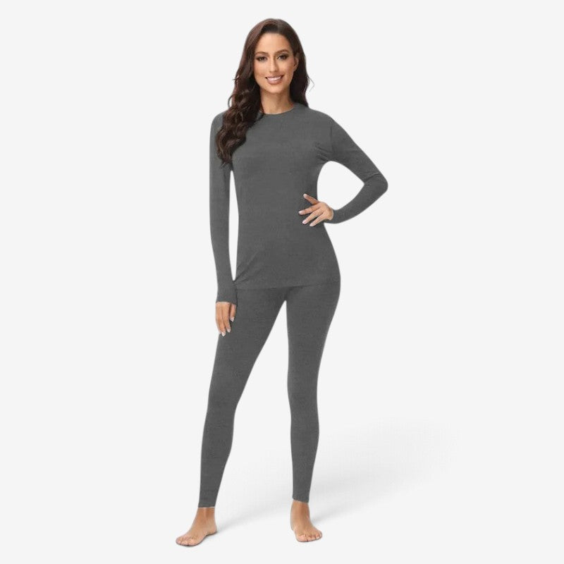 Termosæt til kvinder med langærmet trøje og leggings – Thermavelle