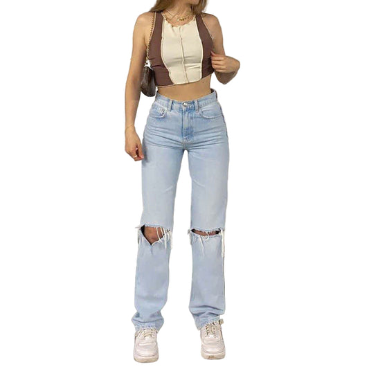 Noria Baggy Jeans – Komfort og Stil i Ét