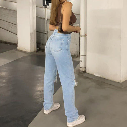 Noria Baggy Jeans – Komfort og Stil i Ét