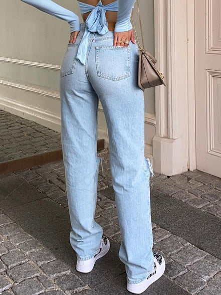 Noria Baggy Jeans – Komfort og Stil i Ét