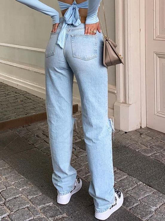 Noria Baggy Jeans – Komfort og Stil i Ét