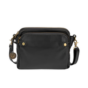 Læder crossbody skuldertaske med justerbar rem – Ravelisse