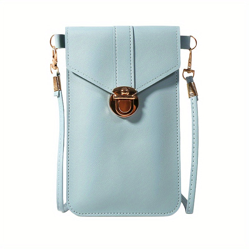 Sorena Touch Bag – crossbody taske med touch-skærmlomme og aftagelig rem