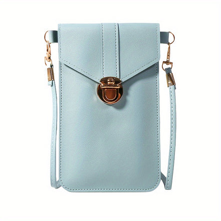 Sorena Touch Bag – crossbody taske med touch-skærmlomme og aftagelig rem