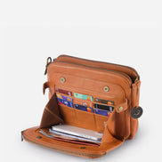 bags : AgentBag™ - Leren crossbody schoudertassen in van Pantino