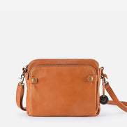 Læder crossbody skuldertaske med justerbar rem – Ravelisse