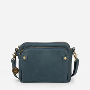 bags : AgentBag™ - Leren crossbody schoudertassen in Blauw van Pantino
