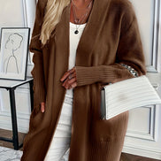 Arelune Long Knit Cardigan