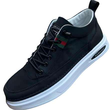 Zevo – Let Herresneaker i Strikket Tekstil